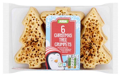 Asda Christmas Tree Crumpets