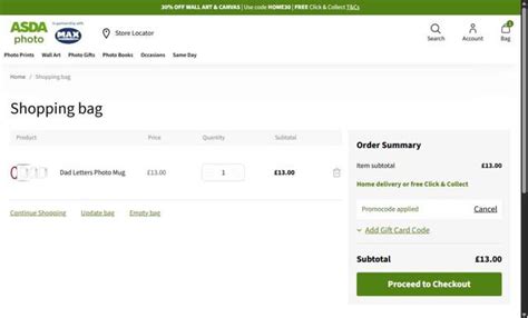 Asda Discount Code Delivery