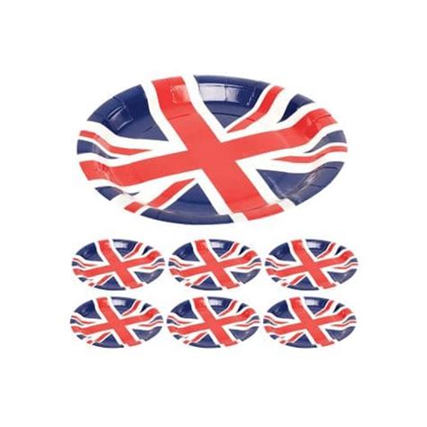 Asda Union Jack Paper Plates