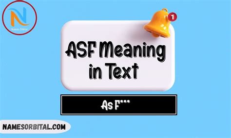 Asf Meaning Explained Simply