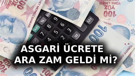 asgari ücrete ne kadar zam geldi