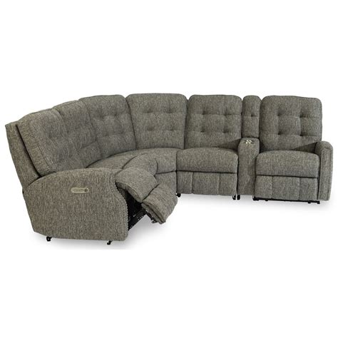 ashburn collection 7 piece sectional dual reclining