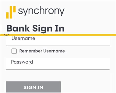 ashley synchrony bank login