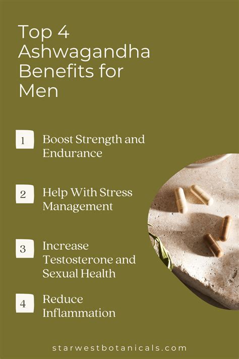 ashwagandha benefits for men daily dosage