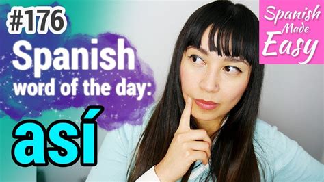 asi meaning spanish