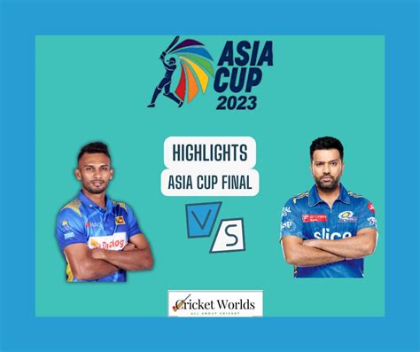 asia cup final highlights 2023