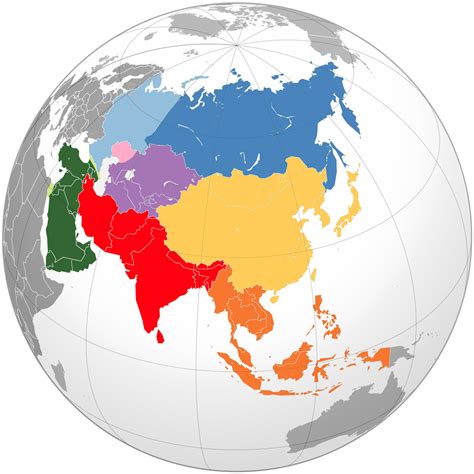 asia en el mundo