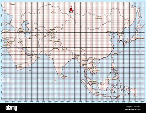 Map of Asia, Asia Map, Asian Country Maps, Countries, Landforms, Rivers, and Geography