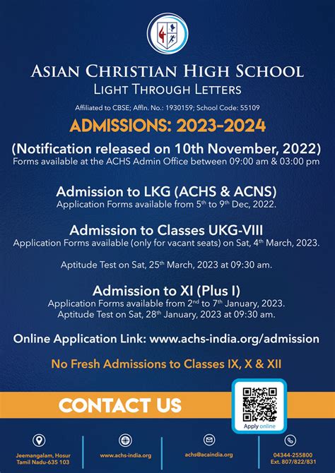 asian christian high school address