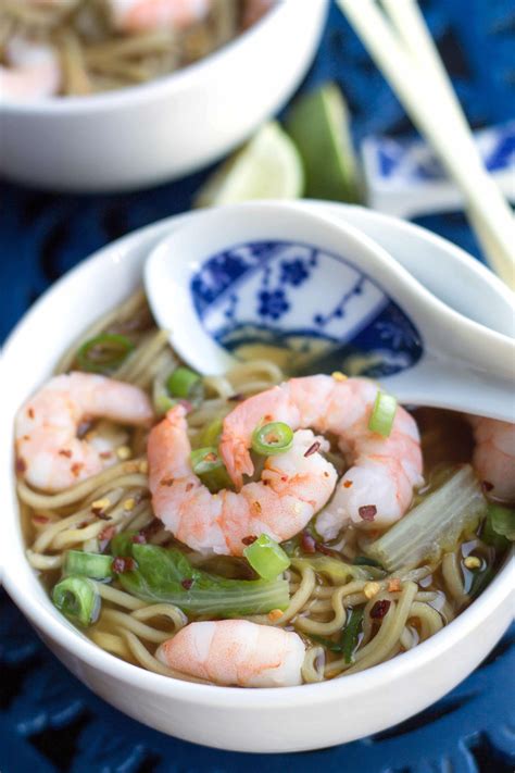 asian noodles with shrimp recipe