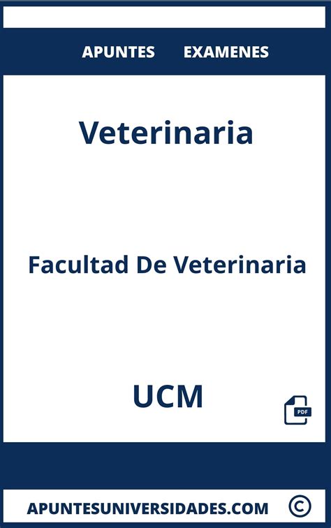 asignaturas de veterinaria ucm