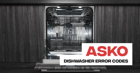 Asko Washing Machine Error Codes What They Mean