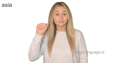 asl sign for asia