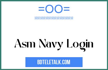 asm navy login link