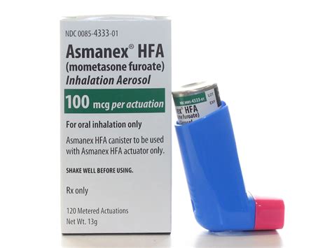 asmanex hfa 200 mcg inhaler dosage