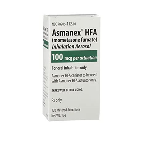 asmanex hfa dose for kids
