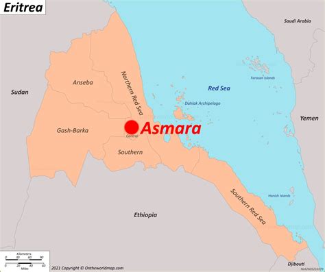 asmara on the map