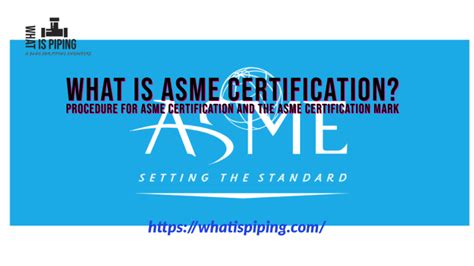 asme certification for mechanical engineers