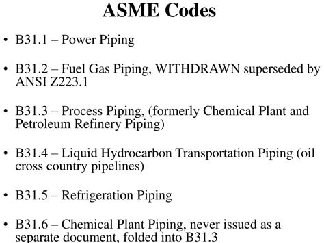 asme piping code b31 1