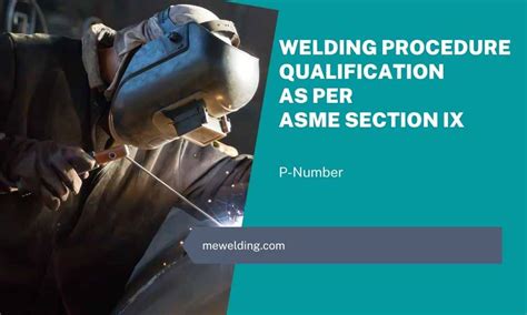 asme section 9 welding procedures