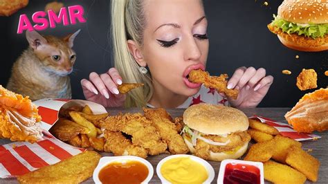 asmr eating hot food