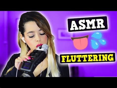 asmr tongue fluttering fast