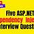 asp.net mvc interview questions and answers for 7 years experience