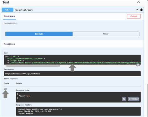 asp.net core bearer token authentication example