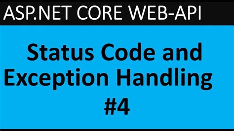 Asp.net Core Throw Exception With Status Code