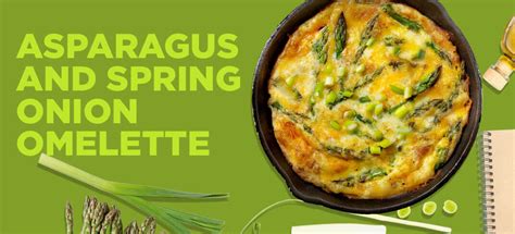 Asparagus Onion Omelette