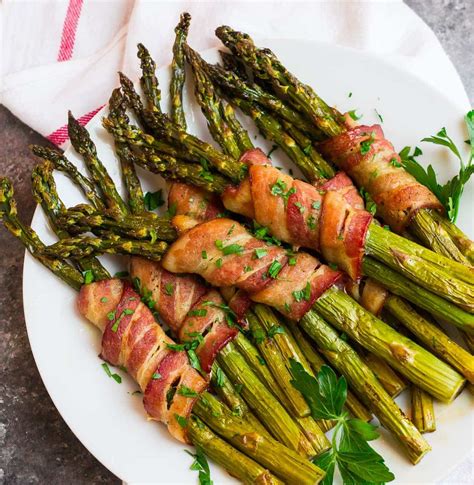 Asparagus Wrapped with Bacon