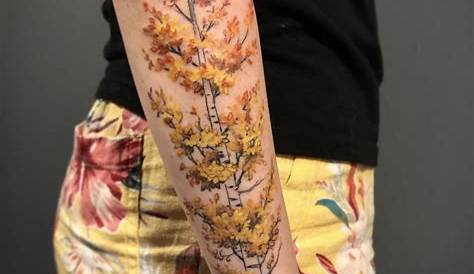 Aspen Tree Tattoo Briyuntattoosmostlyhealedstillalittleshinestipple