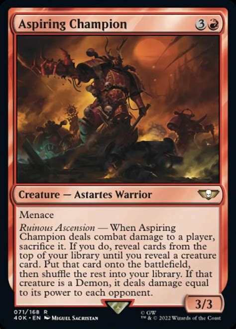 Aspiring Champion 40K