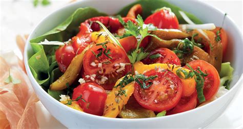 assaisonnement salade de tomates