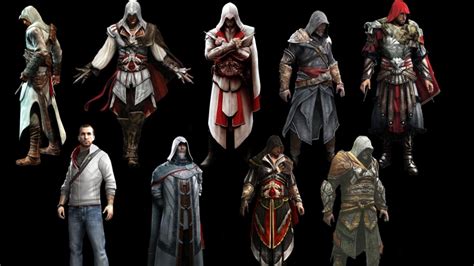 assassin's creed all outfits