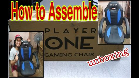 assemble gaming chair youtube video