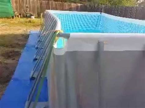 How to assemble the Intex 10ft Metal Frame Pool and Pump YouTube