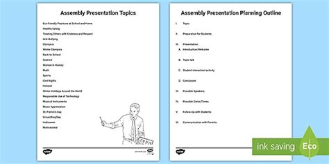 assembly presentation topics for nursery class