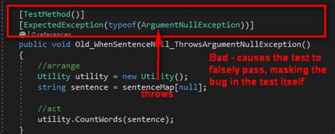 Assert Throws Exception C# Mstest