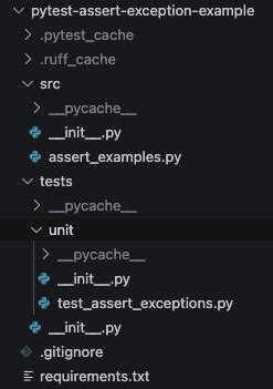 Assert Throws Exception Pytest