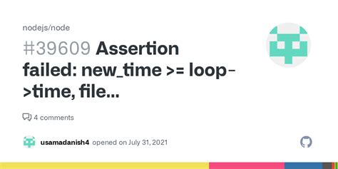 assertion failed new_time loop- time