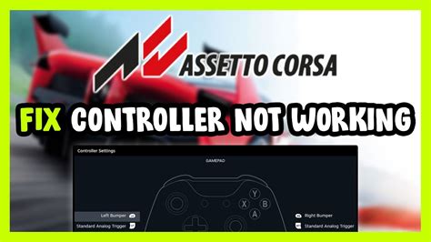 assetto corsa controller not working