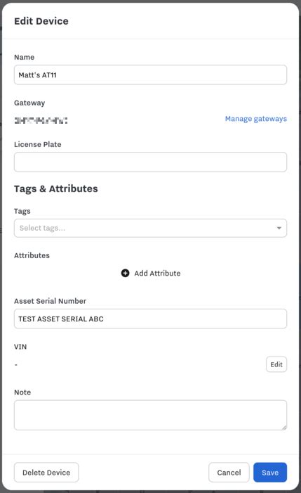 Assign Tags to Your Asset