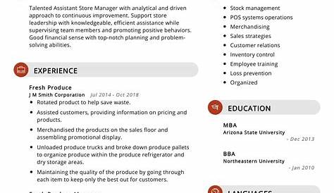 Assistant Store Manager Resume Skills Job Description Lovely Best Retail Example Job Samples Job Examples