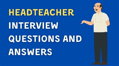 assistant headteacher interview questions and answers