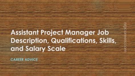 assistant project manager work from home salary
