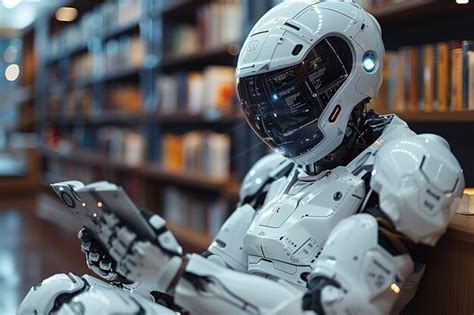 assistant robot facebook story template editable design