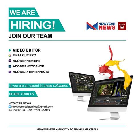assistant video editor jobs near me