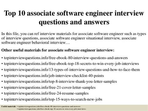 associate software engineer interview questions and answers for freshers