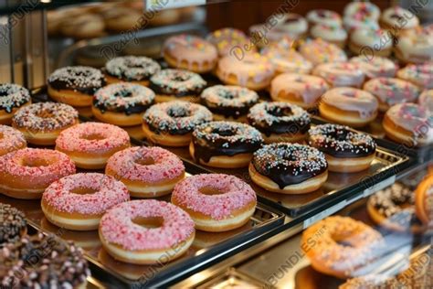 assorted donuts display